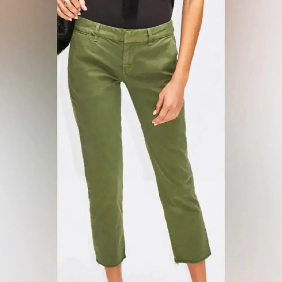 Nili Lotan East Hampton Pant Camo Green Size 8 - Picture 1 of 11